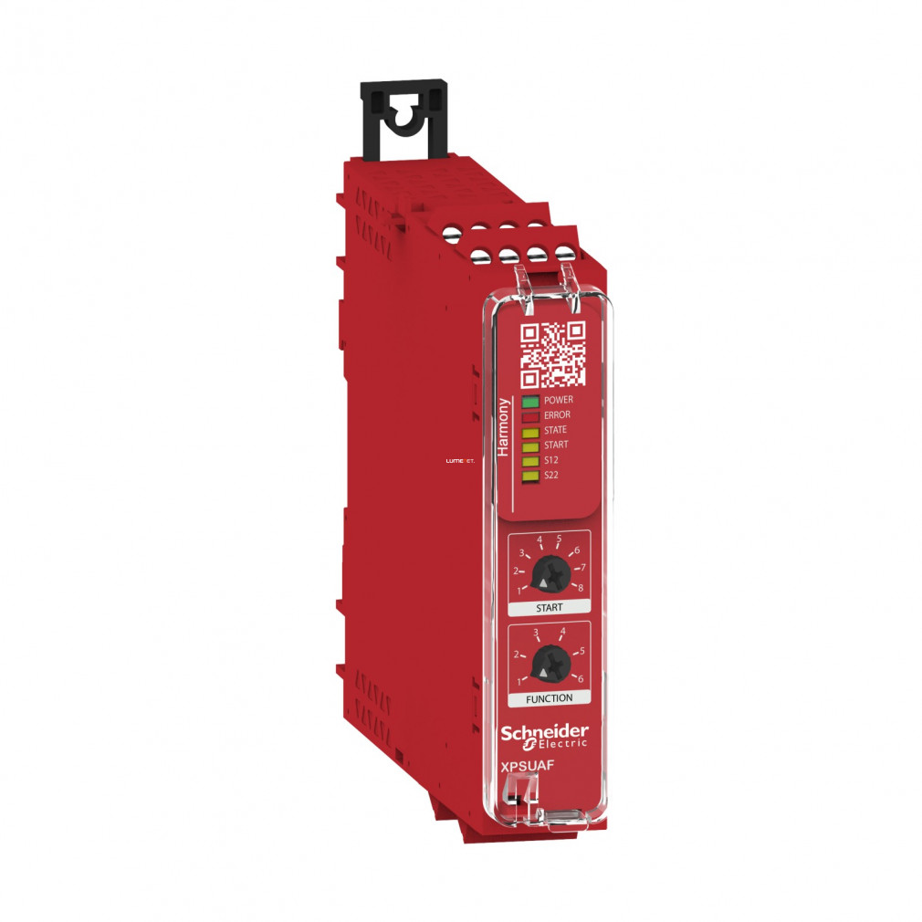 Modul releu de siguranță Schneider Preventa, Cat.4, siguranță on/off: 2/3CO, PNP, 24VAC/DC, șurub (XPSUAF13AP)