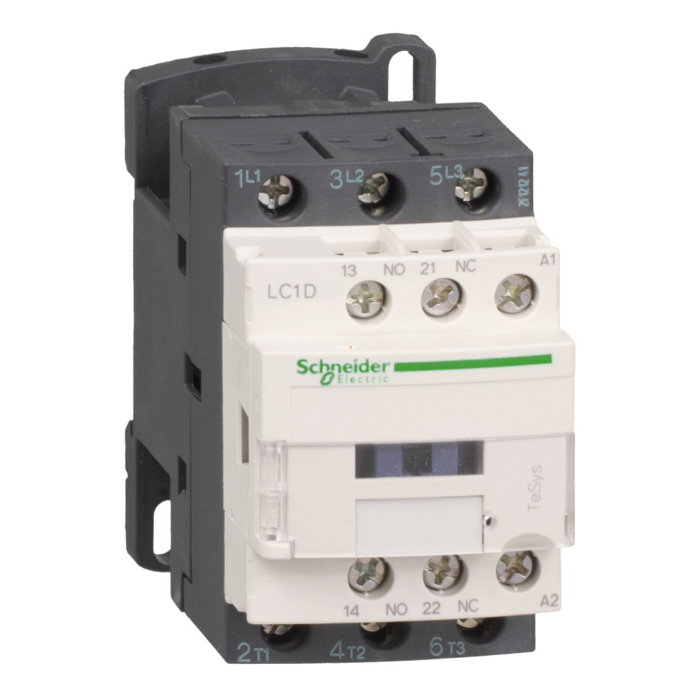 Magneto Schneider TeSys AC, 4 kW/9 A (400 V, AC3), conexiune cu șurub, tensiune bobină 24 VAC, 50 Hz