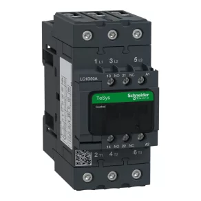   Schneider Electric TeSys D - LC1D50AB5 - Contactor de curent alternativ (AC) EVERLINK (AC3, 400 V, 50 A), tensiune bobină 24 V c.a., 50 Hz