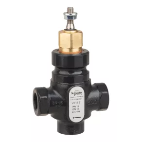   Schneider Electric Globe Valves and Actuators - 7211724000 - Supapă de reglare cu filet, cu două căi, V211T/15/4