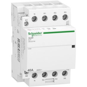   Schneider Electric Acti9 iCT40A - A9C22740 - contactor, 50 Hz, 4NC, 3P+F, 220 - 240 V c.a.