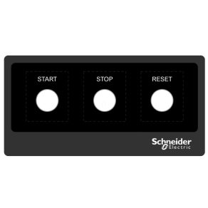   Schneider Electric Harmony XB5 - ZBYLEG201001 - mască pentru panou de control, 200x100mm, șablon