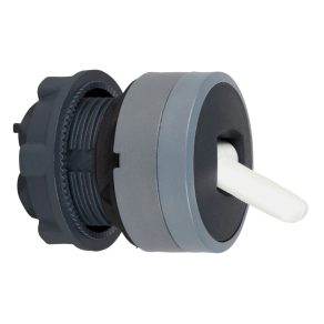   Schneider Electric Harmony XB5 - ZB5AD28C0 - cap comutator selector din plastic, Ø22, 2 poziții, basculant, negru, margine gri
