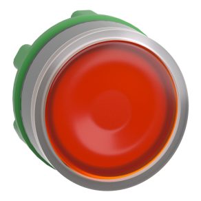   Schneider Electric Harmony XB5 - ZB5AH083C0 - buton iluminat din plastic, Ø22, tip push-push, galben, margine gri