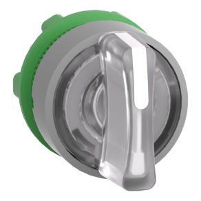   Schneider Electric Harmony XB5 - ZB5AK1313C0 - comutator selector iluminat din plastic, Ø22, 3 poziții, alb, margine gri
