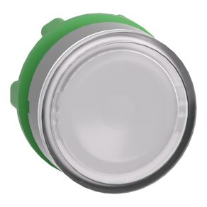   Schneider Electric Harmony XB5 - ZB5AW313C0 - buton iluminat din plastic, Ø22, retur, LED încorporat - pentru, alb, ramă gri