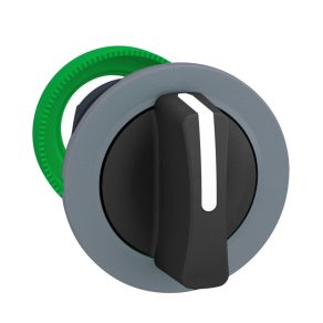   Schneider Electric Harmony XB5 - ZB5FD3C0 - comutator selector din plastic pentru montare încastrată, Ø30, 3 poziții, negru, ramă gri