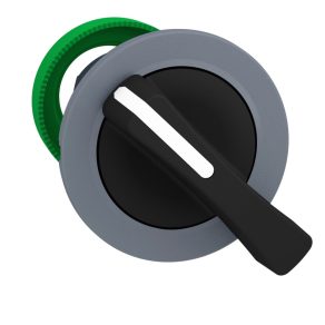   Schneider Electric Harmony XB5 - ZB5FJ7C0 - cap de comutator din plastic încastrat, Ø30, mâner lung, 3 poziții, retur stânga, ramă gri