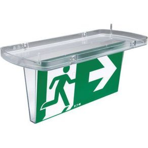   Eaton SL2PPD Panou pictogramă din plexiglas cu două fețe pentru SafeLite 20 m - jos/gol