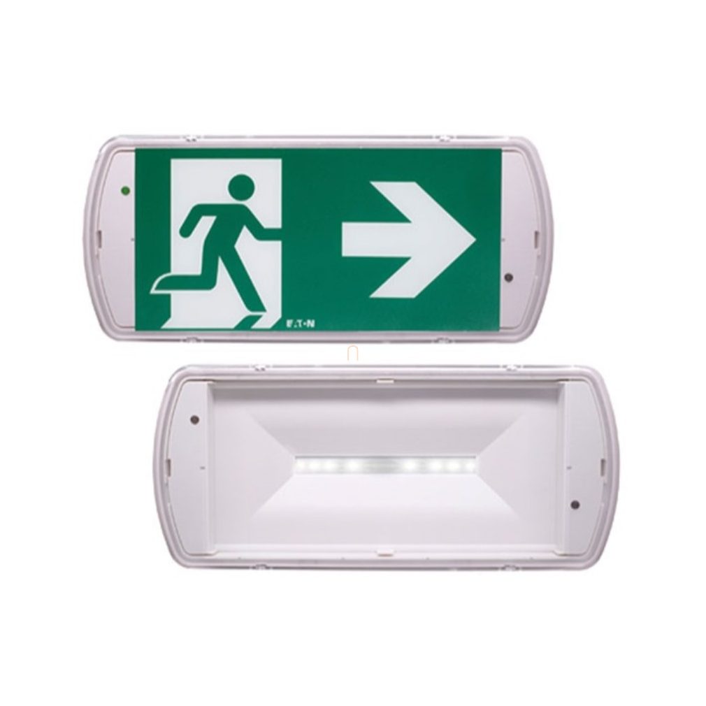 Lumină de avarie 2h LED în standby/permanent IP42 IK04 SL20 SL2MNM42C2C3A montată pe perete 60lm Cooper, include etichetă Eaton