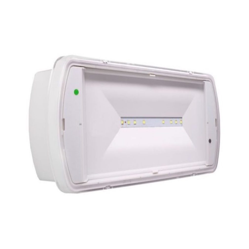 Lumină de avarie 2h LED în standby/permanent IP65 IK07 SL20 SL2MNM65D2C3A montare pe perete 100lm Cooper, include etichetă Eaton