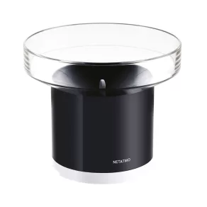   Pluviometru inteligent Legrand Netatmo pentru stație meteorologică, negru-transparent, NRG01-WW