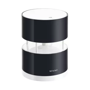   Senzor de vânt inteligent Legrand Netatmo pentru stație meteorologică, negru-transparent