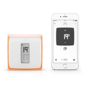   Kit termostat inteligent Legrand Netatmo, contact uscat, Wi-Fi, NTH-PRO