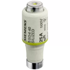  Siemens 5SD470, element de siguranță diazidic, DIII, E33, 500 V c.a./c.c., 63 A, gR, declanșare ultra-rapidă (protecție pentru semiconductori)