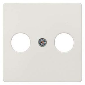   Capac antenă Siemens 5TG2561, 2 deschideri, alb titan (RAL9010), DELTA i-system