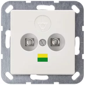   Punct de racord Siemens 5TG2564 EPH, 1x 6 mm² + 4x 2,5 mm², alb titan (RAL9010), 55x55 mm, DELTA i-system
