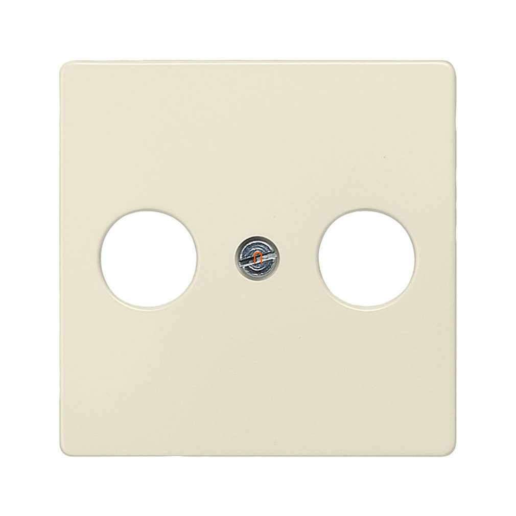 Siemens 5TG2591 capac pentru antenă, 2 orificii, crem (RAL1013), DELTA i-system