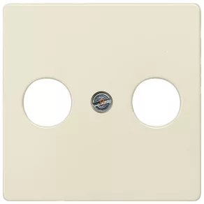   Capac pentru antenă Siemens 5TG2591, cu 2 orificii, alb crem (RAL1013), DELTA i-system