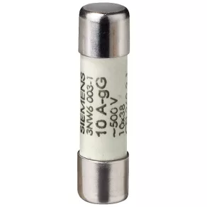   Siemens 3NW6010-1 element de siguranță cilindric, 10x38, 25 A, 500 V c.a., gG