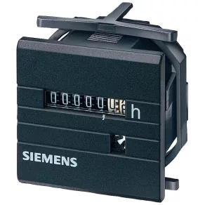   Contor de ore de funcționare Siemens 7KT5500, 48x48 mm, 00000,00 ore, 10-80 V c.c.