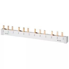   Șină de distribuție cu pini Siemens 5ST3715, 16 mm², 4P / 3F+N, L214 mm