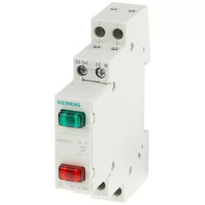   Lampă de semnalizare modulară Siemens 5TE5801, roșu/verde, 230 V c.a.