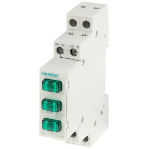   Lampă de semnalizare modulară Siemens 5TE5802, verde/verde/verde, 230 V c.a.