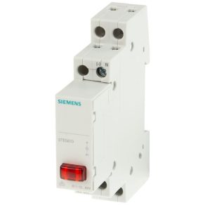   Lampă semnalizatoare modulară Siemens 5TE5804, roșie, 230 V c.a.