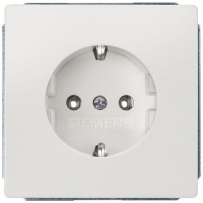 Priză Siemens 5UB1853, alb titan (RAL9010), stil DELTA
