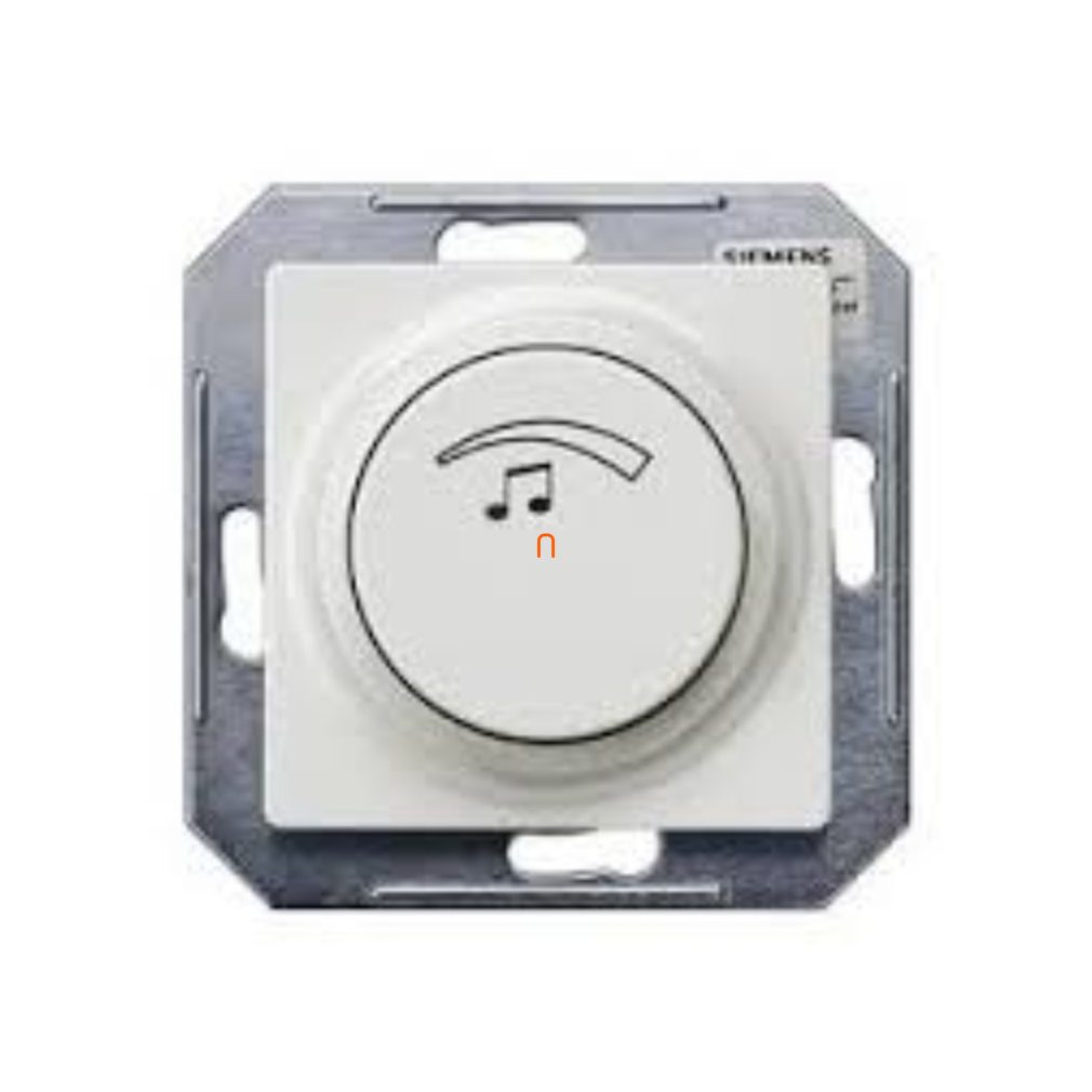 Siemens 5TG4815 regulator de volum cu buton rotativ, mono 3 W 27 ohm, alb titan (RAL9010), DELTA i-system