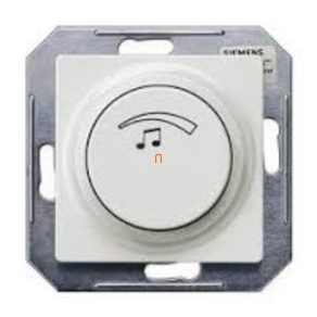   Buton de control al volumului Siemens 5TG4815, mono 3 W 27 ohmi, alb titan (RAL9010), DELTA i-system
