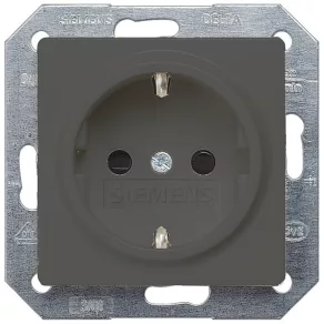   Priză Siemens 5UB1924 (GYV), antracit (RAL7016), DELTA i-system
