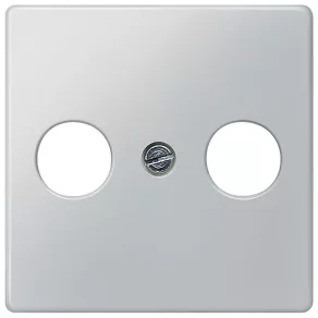   Capac pentru antenă Siemens 5TG1253, cu 2 orificii, din aluminiu (RAL9006), DELTA i-system