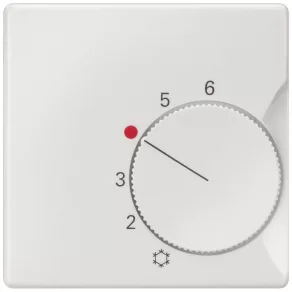   Capac pentru termostat de cameră Siemens 5TC9221, alb titan (RAL9010), DELTA i-system
