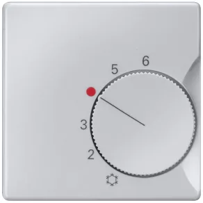   Capac pentru termostat de cameră Siemens 5TC9250, aluminiu (RAL9006), DELTA i-system