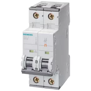 Întrerupător mic Siemens 2P C 6A 25kA (5SY8206-7)