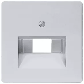   Capac Siemens 5TG1257 1/2xRJ11/45, pentru Rutenbeck, din aluminiu (RAL9006), DELTA i-system