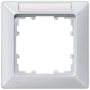   Siemens 5TG2551-4, cadru nr. 1 cu câmp pentru inscripționare, aluminiu (RAL9006), seria DELTA