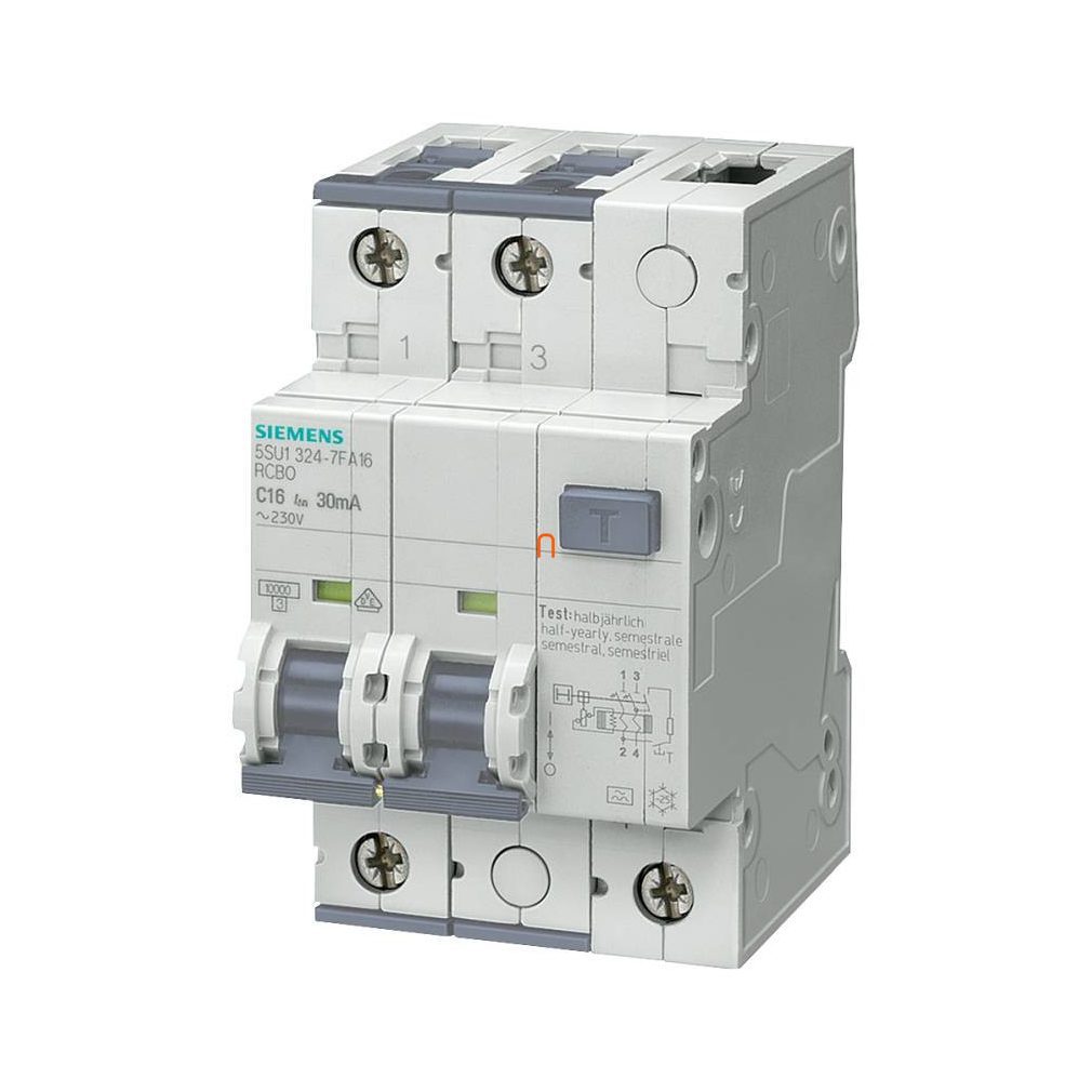 Siemens disjunctor de protecție de curent 2P B 10A 10kA 30mA