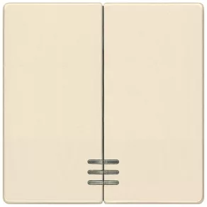   Tastatură pentru candelabru Siemens 5TG6274, cu indicator luminos, alb crem (RAL1013), seria DELTA