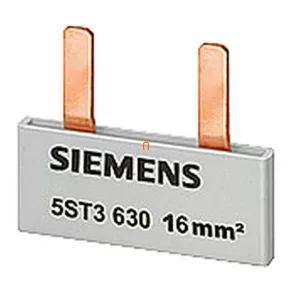   Șină de conectare cu pini Siemens 5ST3632, 16 mm², 1 fază (12x1P), L210 mm, complet izolată