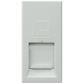   Siemens 5TG9874-2TW priză modulară 1xRJ45 Cat.5, alb titan (RAL9010), DELTA m-system