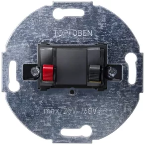   Priză pentru difuzor Siemens 5TG2467-2 DELTA, simplă, max. 25 VAC/60 VCC