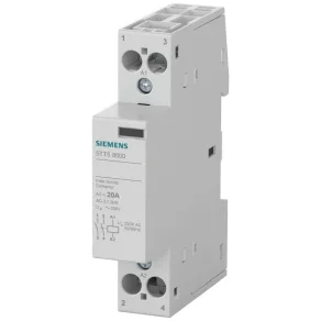   Contactor modular Siemens 5TT5800-0, 20 A/230 V c.a., 2NO, bobină de 230 V c.a.
