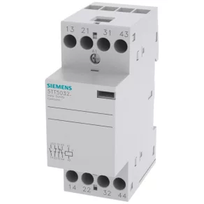   Contactor modular Siemens 5TT5831-0, 25 A/400 V c.a., 3 NO + 1 NC, bobină de 230 V c.a.