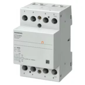   Contactor modular Siemens 5TT5840-0, 40 A/400 V c.a., 4 NO, bobină de 230 V c.a.