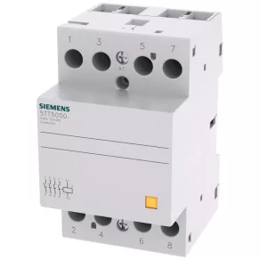   Contactor modular Siemens 5TT5850-0, 63 A/400 V c.a., 4 NO, bobină de 230 V c.a.