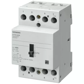   Contactor Siemens 5TT5850-6 INSTA 0/1 automat, 63 A/400 V c.a., 4 NO, bobină de 230 V c.a.