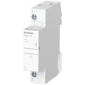  Suport pentru siguranțe Siemens 3NW7014, 1P, 10x38, compact, (max. 32 A), cu indicator de declanșare